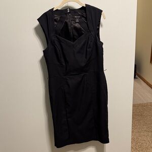 White House Black Market Black Sleeveless Dress